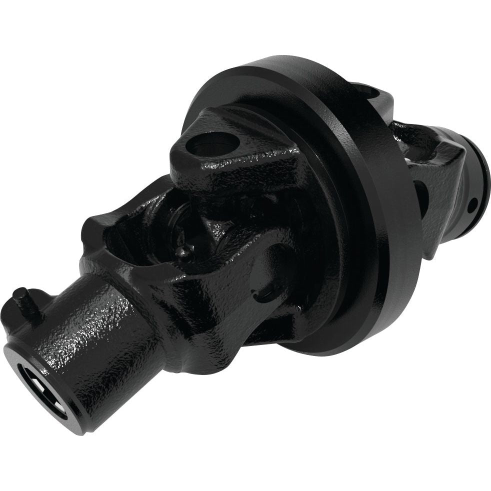 The Sparex PTO Wide Angle Joint (U/J Size: 27 x 75 & 24 x 91mm), featuring a lemon profile and a size of 1 3/8''-6 spline, is commonly used in drivetrain systems to transmit power.