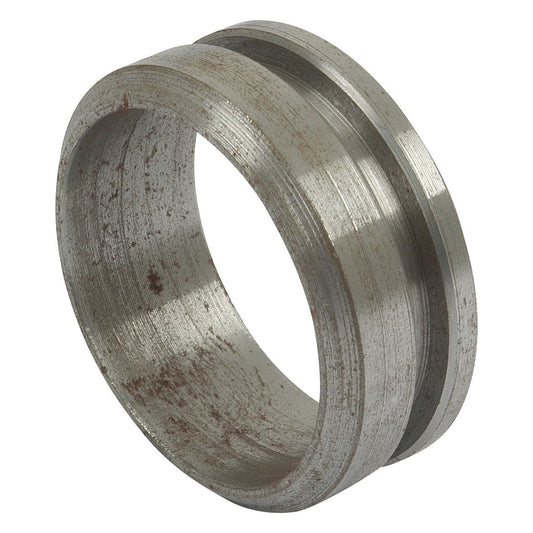 A Sparex PTO BEARING-WELD ON-MEDIUM (Sparex Part No.S.14928) with a grooved outer surface, showing signs of wear and rust, likely used as a medium PTO bearing.