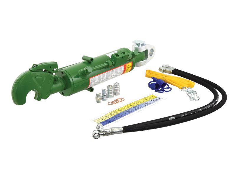 Hydraulic Top Link (Cat.3/3) Knuckle and Q.R CBM Hook, Cylinder Bore: 90mm, Min. Length : 660mm. | Sparex Part Number: S.150074