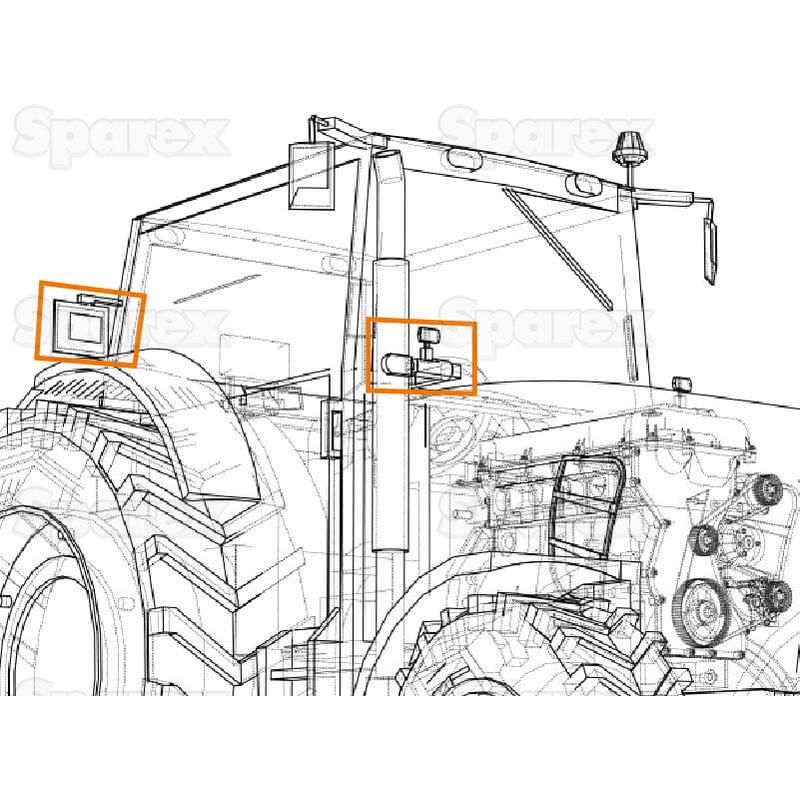 LED Work Light, Interference: Class 5, 4500 Lumens Raw, 10-30V - S.163905 - Farming Parts