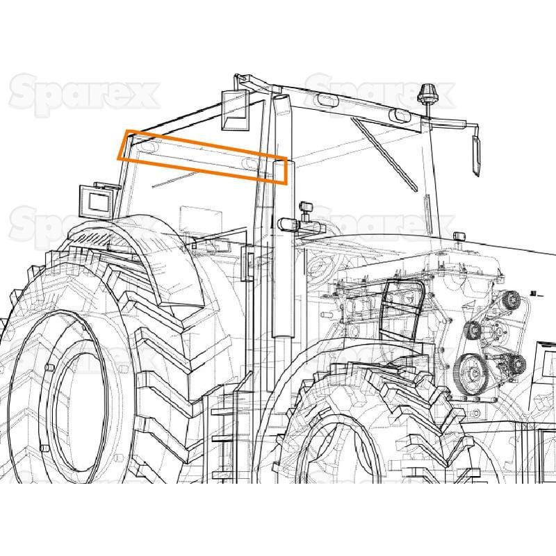 LED Work Light, Interference: Class 5, 4500 Lumens Raw, 10-30V - S.163906 - Farming Parts
