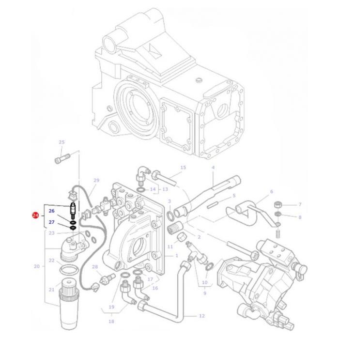 Massey Ferguson - Filter Switch - 3798633M3 - Farming Parts