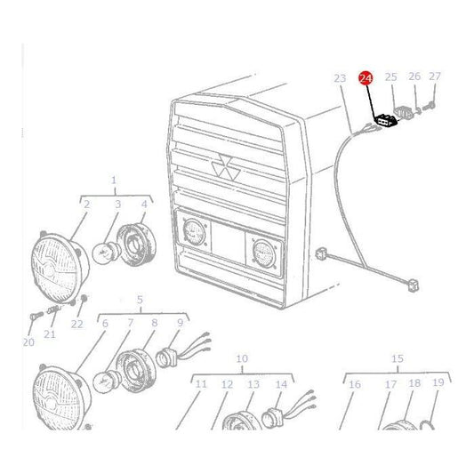 Massey Ferguson - Plug - 1673005M93 - Farming Parts
