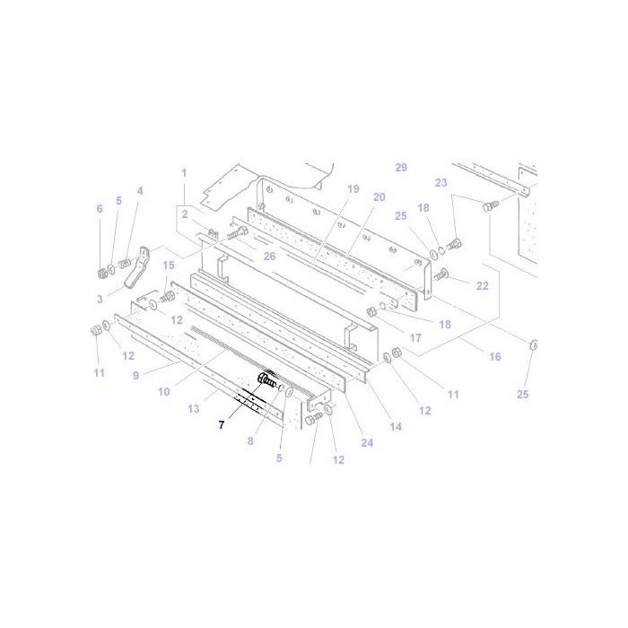Massey Ferguson - Bolt M10x25mm - 3009492X1 - Farming Parts