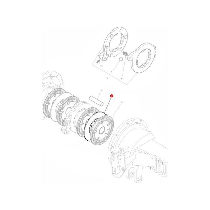 Massey Ferguson - Disc - 3613538M1 - Farming Parts