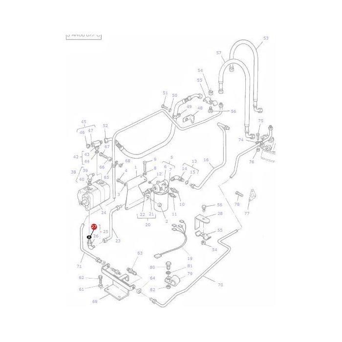 Massey Ferguson - O Ring Streering Lines - 3019397X1 - Farming Parts