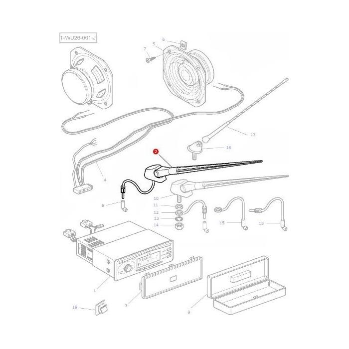 Massey Ferguson - Aerial - 4277283M92 - Farming Parts