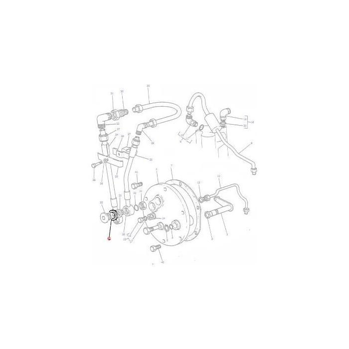 Massey Ferguson - Washer Aluminium 1.1/8 - 1870527M1 - Farming Parts