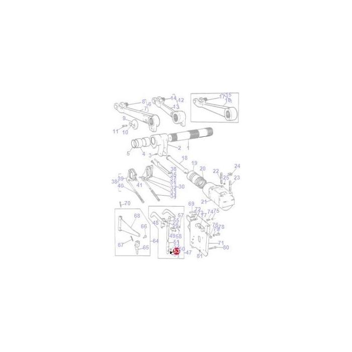 Massey Ferguson - Spring Lift Arms - 898151M1 - Farming Parts