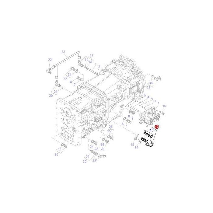 Massey Ferguson - Electrovalve - 4363356M3 - Farming Parts