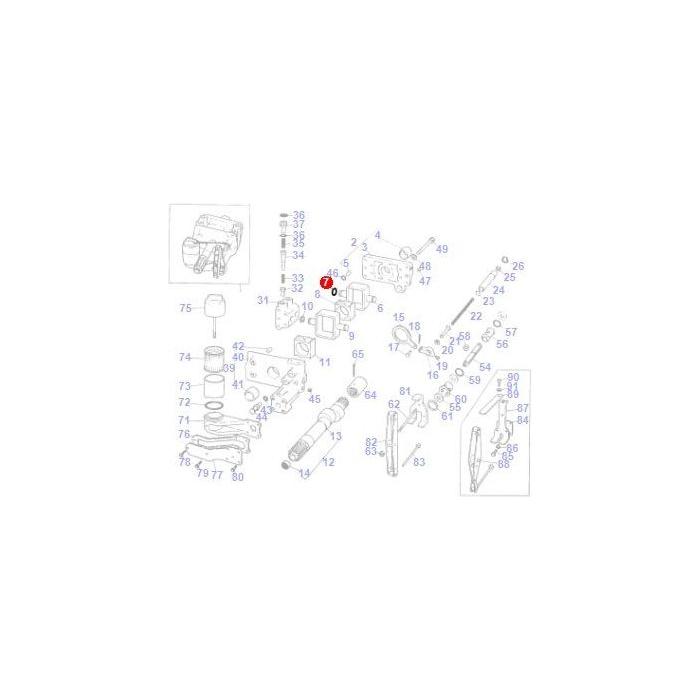 Massey Ferguson - Piston Ring - 892604M1 - Farming Parts