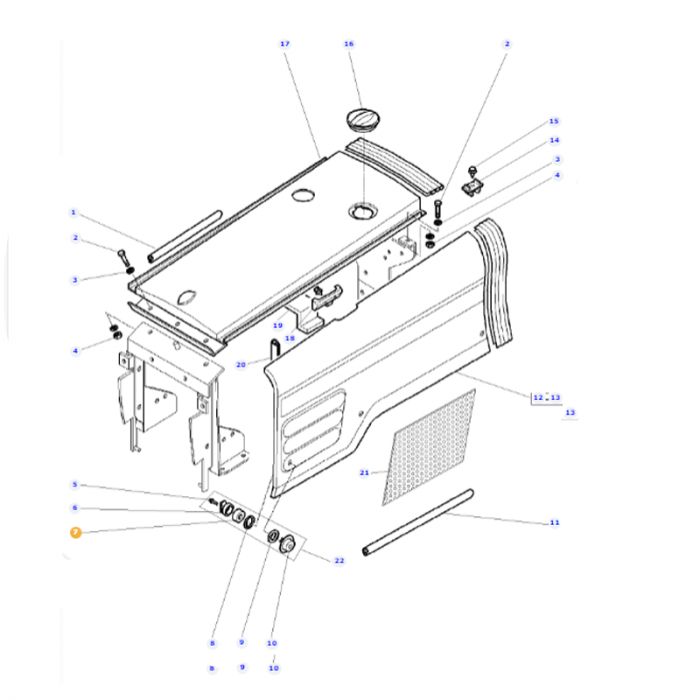 Massey Ferguson - Washer - 3700021M1 - Farming Parts