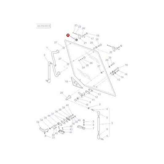 Massey Ferguson - Washer - 3805522M1 - Farming Parts