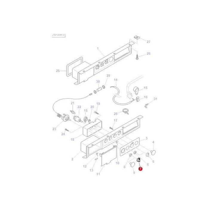 Massey Ferguson - Heater Knob - 3902213M2 - Farming Parts