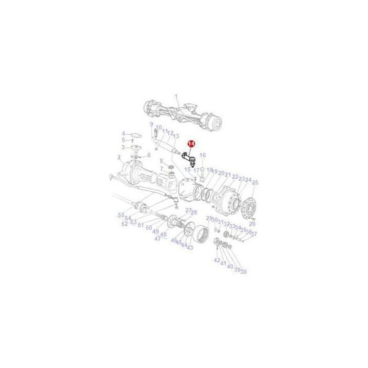 Massey Ferguson - Track Rod End - 3426660M1 - Farming Parts