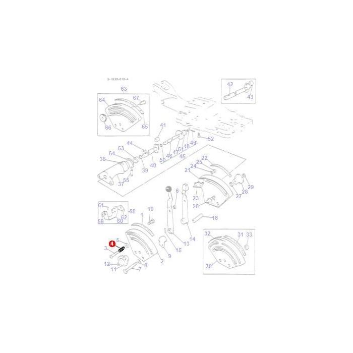 Massey Ferguson - Spring Draft Control - 884389M1 - Farming Parts