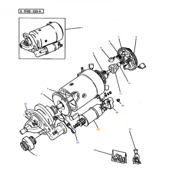 Massey Ferguson - Solenoid - 3904281M2 - Farming Parts
