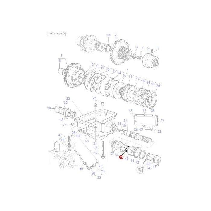 Massey Ferguson - Seal Transfer Box - 3714398M1 - Farming Parts