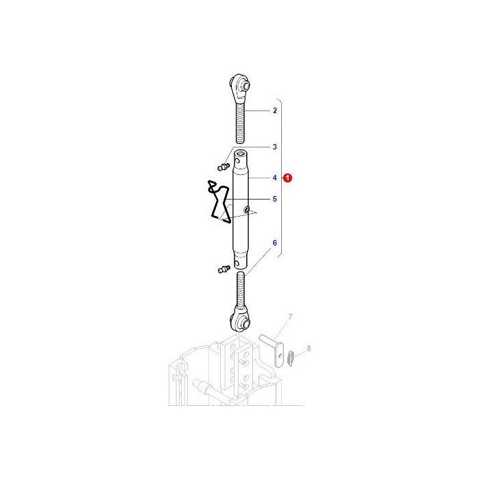 Massey Ferguson - Toplink - 3615054M3 - Farming Parts