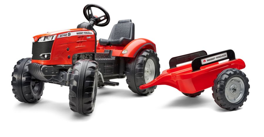 Massey Ferguson 8700 S with Trailer – Ride-On Toy for Kids | X993361801000