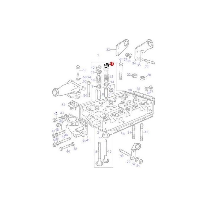 Massey Ferguson - Valve Cotter - 731155M1 - Farming Parts