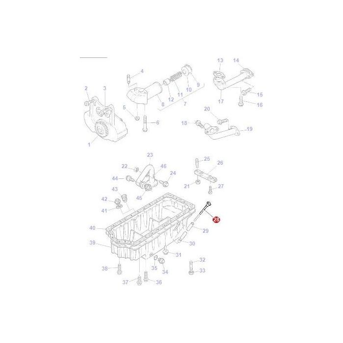 Massey Ferguson - Dipstick - 3641818M1 - Farming Parts