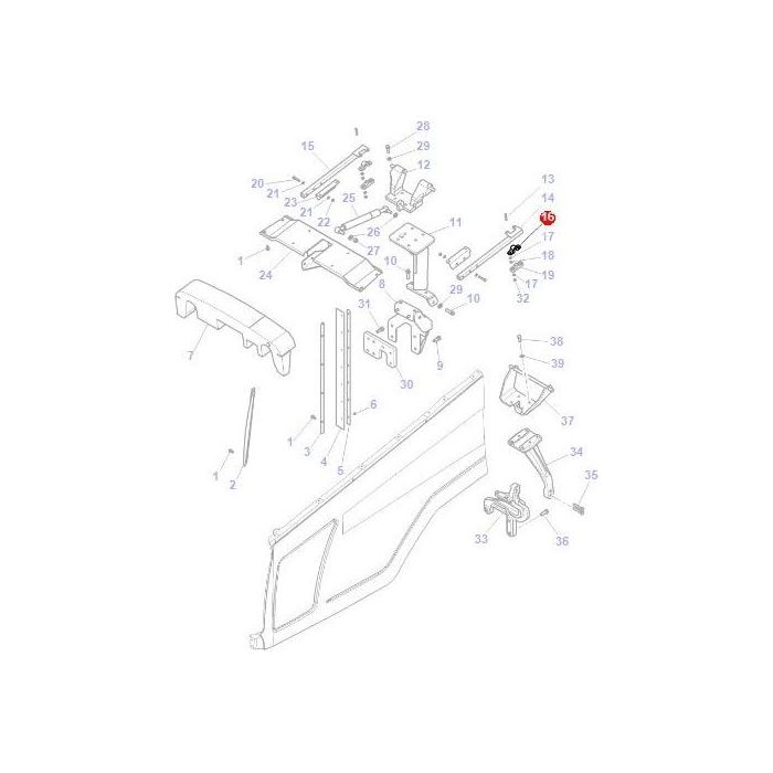 Massey Ferguson - Pivot Bracket - 4292129M2 - Farming Parts