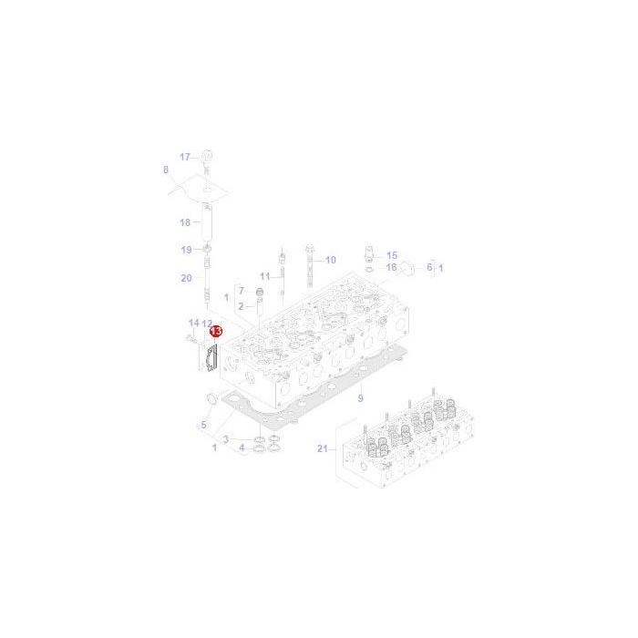 Massey Ferguson - Gasket Cover - V836867753 - Farming Parts