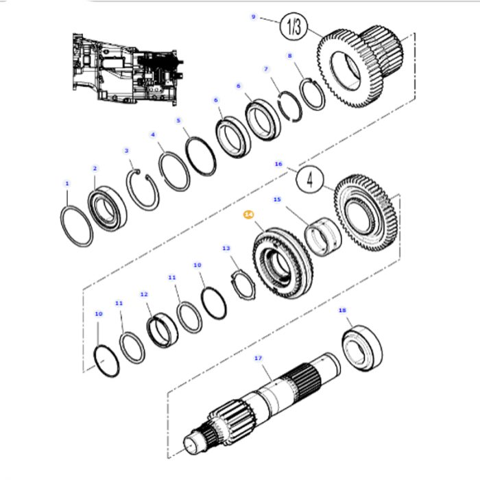 Massey Ferguson - Synchro Unit - 4302873M93 - Farming Parts