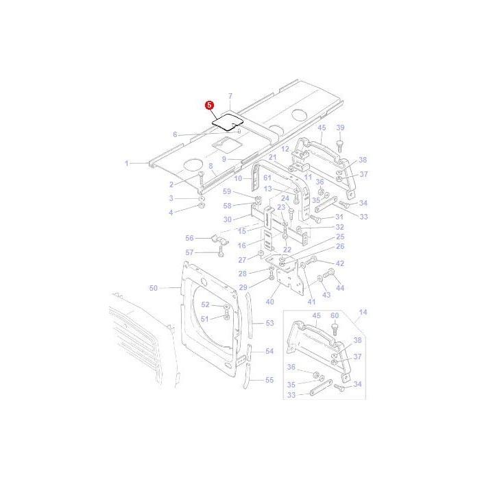 Massey Ferguson - Cover - 1694917P92 - Farming Parts
