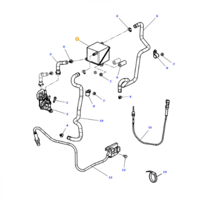 Massey Ferguson - Tank - 4380934M1 - Farming Parts