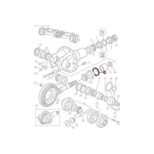 Massey Ferguson - Shim - 3428926M1 - Farming Parts