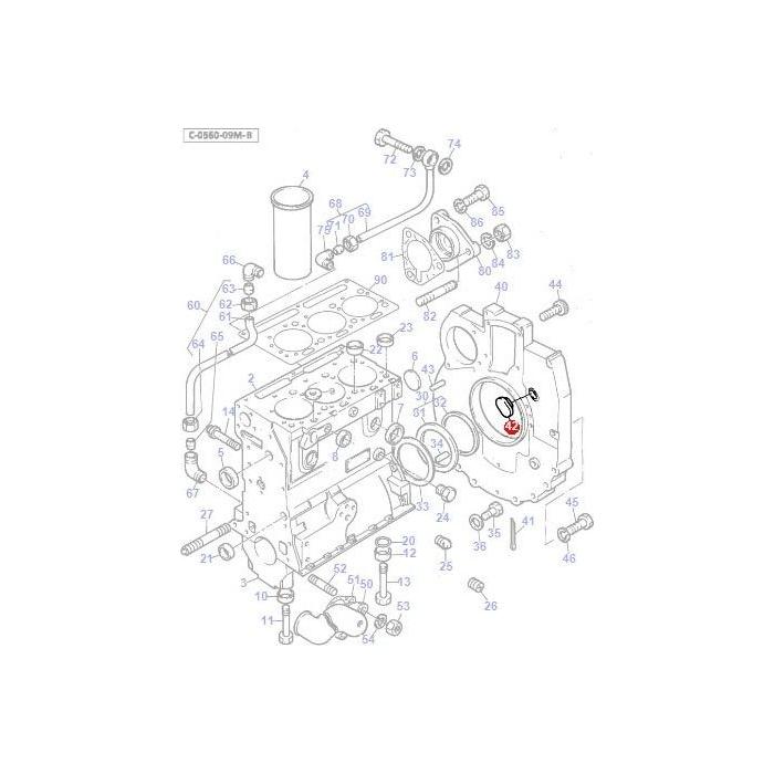 Massey Ferguson - Rubber Plug - 4226916M1 - Farming Parts