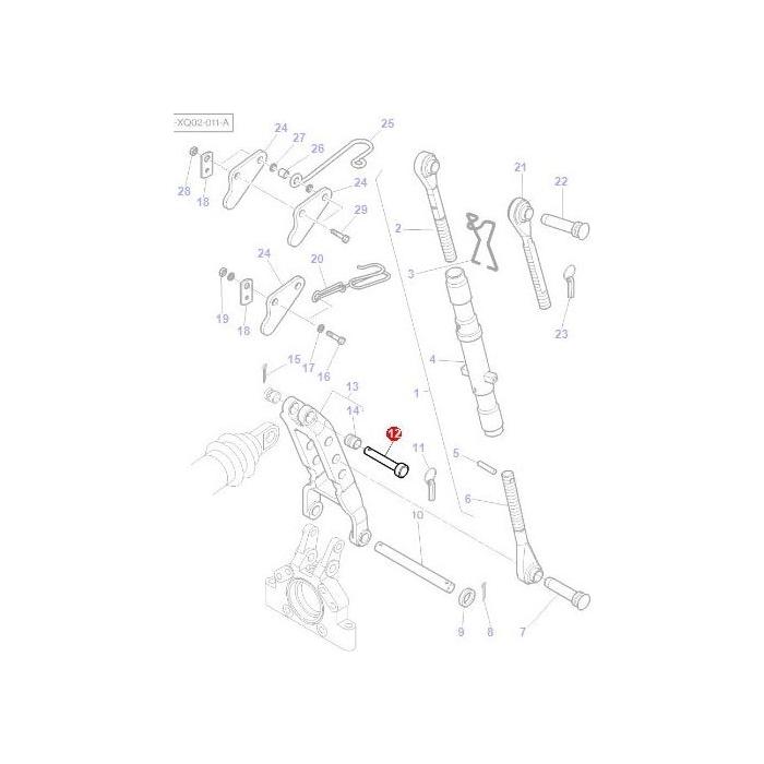 Massey Ferguson - Pin Top Link - 3582662M1 - Farming Parts
