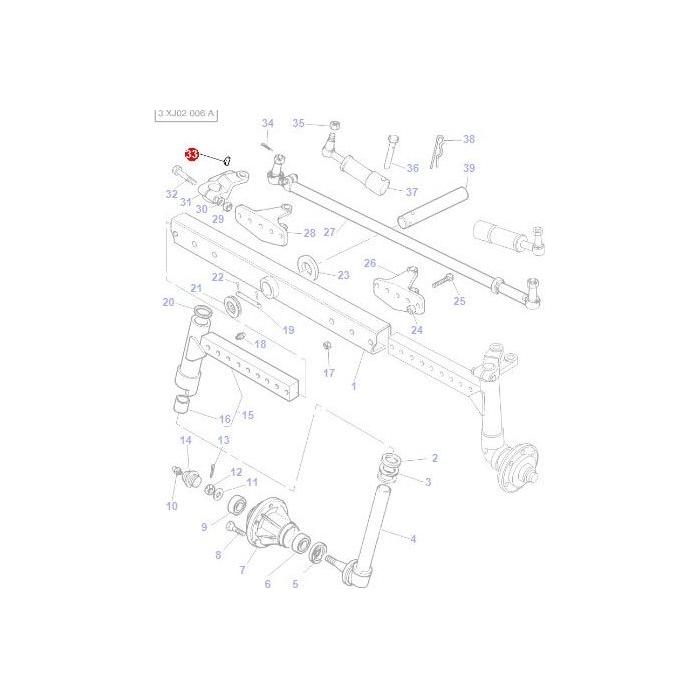 Massey Ferguson - Woodruff Key - 350355X1 - Farming Parts