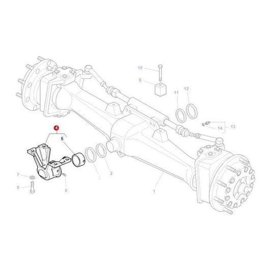 Massey Ferguson - Bearing Carrier - 3810629P92 - Farming Parts