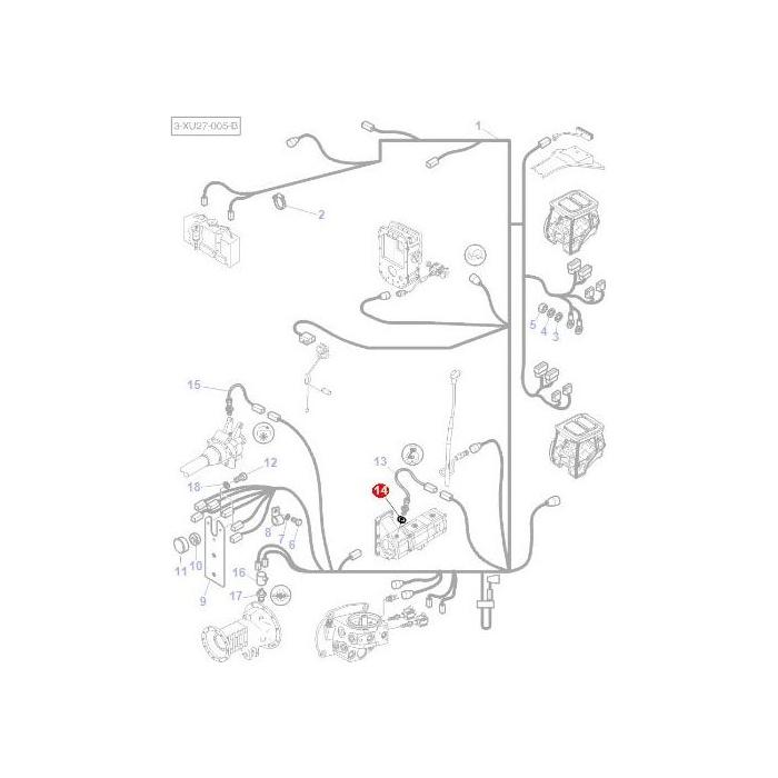 Massey Ferguson - Seal Pressure Switch - 3808993M1 - Farming Parts