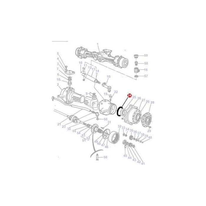 Massey Ferguson - Seal Final Drive - 395527X1 - Farming Parts