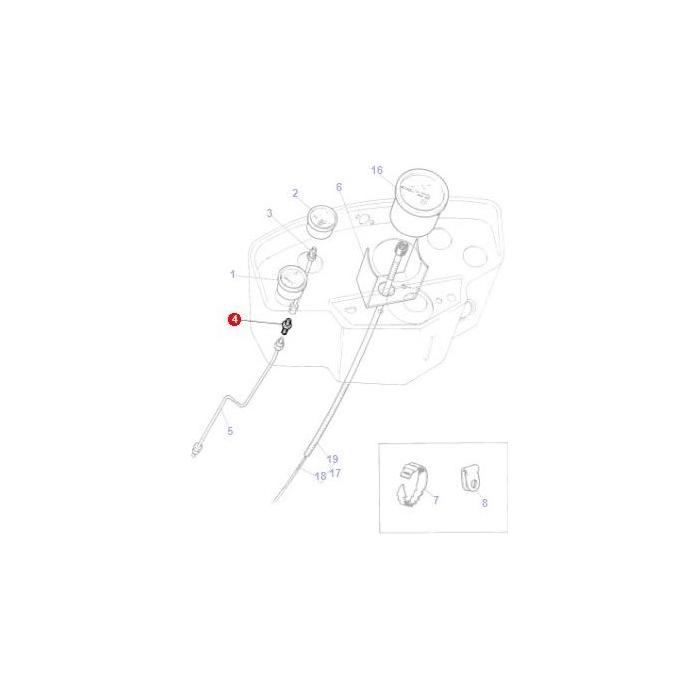 Massey Ferguson - Adaptor - 827622M1 - Farming Parts