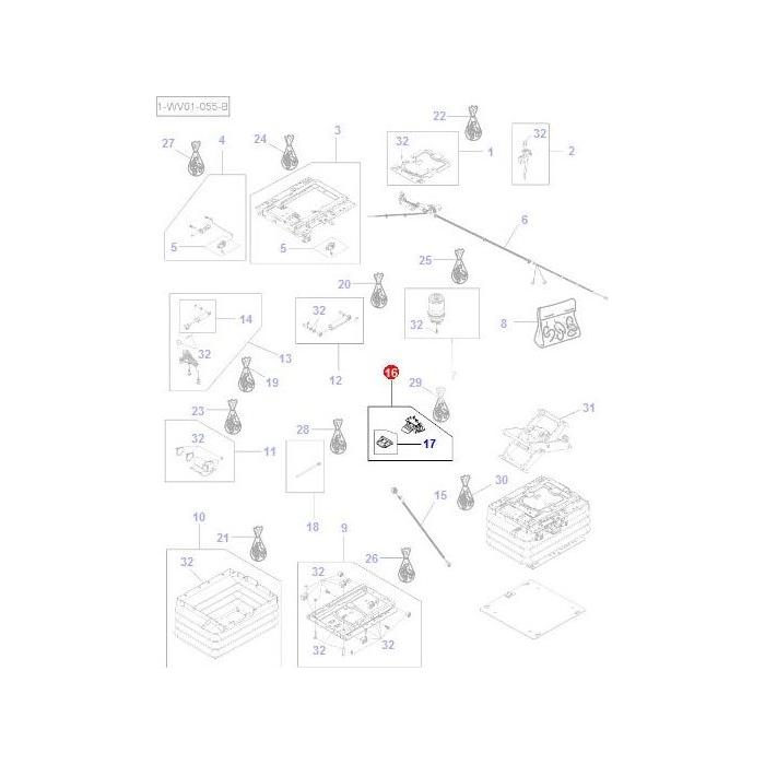 Massey Ferguson - Actuation - F312500030130 - Farming Parts