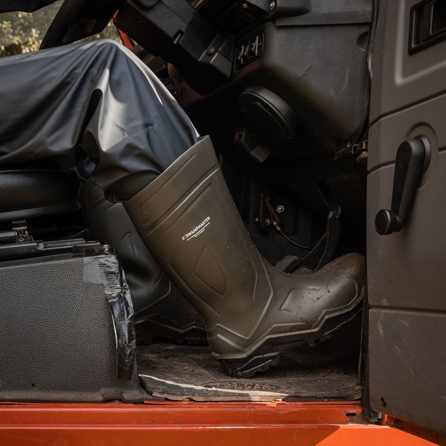 Swampmaster Pro Defender+ S5 Safety Wellington Green - Farming Parts