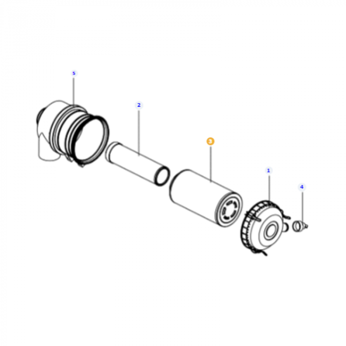 Massey Ferguson - Air Filter Element - 6223618m1 - Farming Parts
