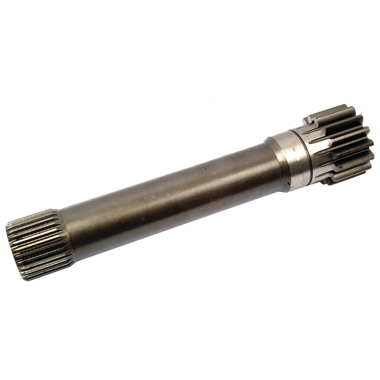 Close-up of a Sparex PTO Input Shaft - S.65349, featuring 29 splines designed for mechanical and automotive applications. The shaft is oriented horizontally against a white background.