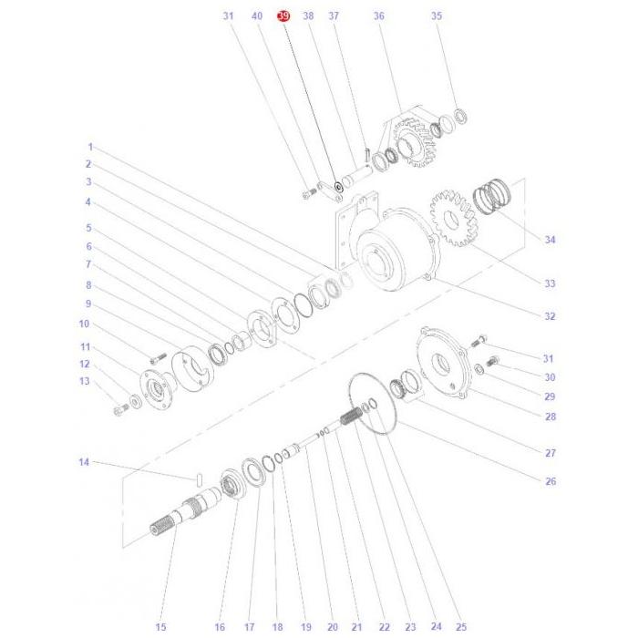 Massey Ferguson - Shim - 3612632M1 - Farming Parts