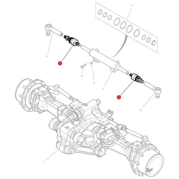Ball Joint - 3909318M1 - ACP0224290 - Massey Tractor Parts