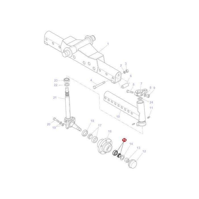 Bearing - 3907660M1 - Massey Tractor Parts