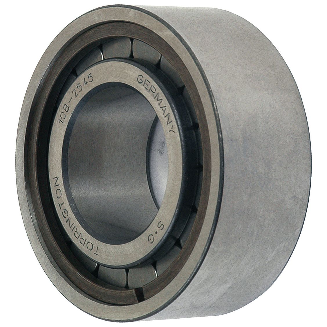 A Sparex Angular Contact Bearing (5206H), indicated by Sparex Part No. S.40906, with "Germany" and other markings engraved on its inner ring, is typically used in machinery for reducing friction between moving parts, similar to the Massey Ferguson Bearing.