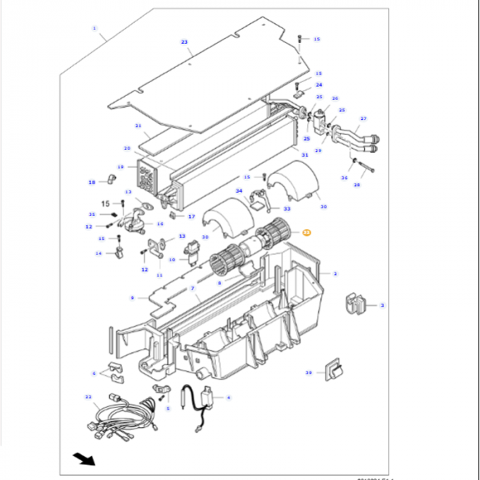Blower - 3909575M91 - Massey Tractor Parts