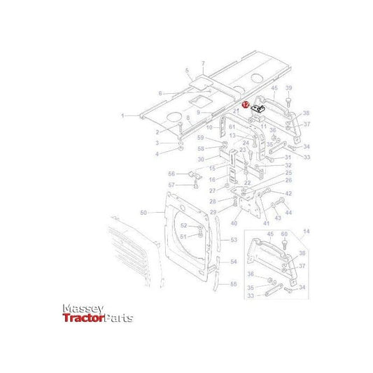 Bracket - 1694914M3 - Massey Tractor Parts