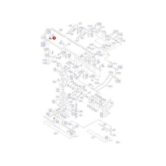 Clip - D28283934 - Massey Tractor Parts